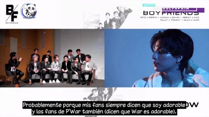 [Sub español] Cut de la entrevista a Gulf Kanawut para #BoyfriendsGMM