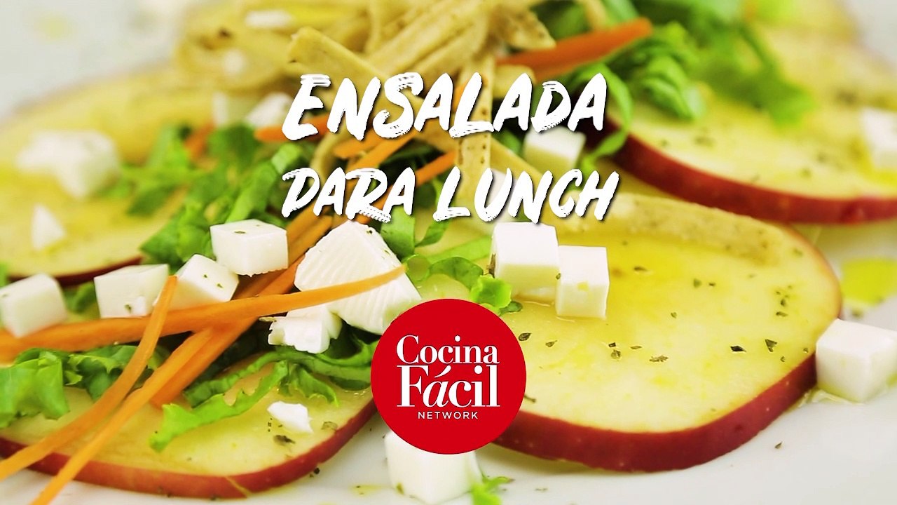 Ensalada de manzana para lunch