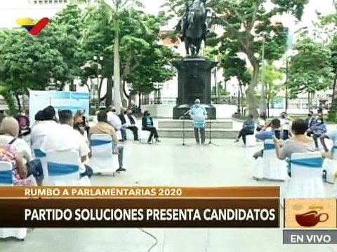 Partido Soluciones presenta candidatos rumbo a Elecciones Parlamentarias este 6D