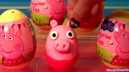 Download Video: La Cerdita Peppa Pig Play Doh Egg Surprise Ovos de Pascoa Easter Eggs by Disneycollector