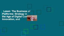 Lesen  The Business of Platforms: Strategy in the Age of Digital Competition, Innovation, and