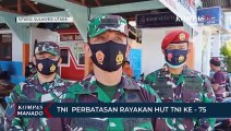 TNI  Di Perbatasan Rayakan Hut TNI Ke-75
