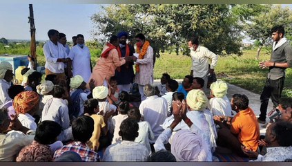 भाजपा प्रत्याशी का सुवासरा विधानसभा के कई ग्रामीण क्षेत्र में हुआ दौरा