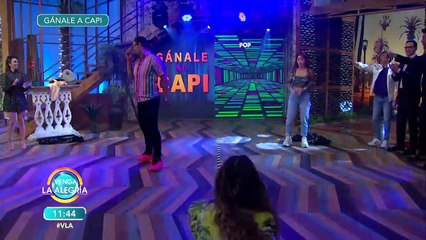 ¡Dalú llega hasta el foro para enfrentarse en Gánale al Capi! Checa el resultado. | Venga La Alegría