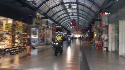 Marmaris’te yayalara açık yollarda motosiklet denetimi