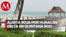 Huracán 'Delta' sube a categoría 4 y avanza hacia Quintana Roo