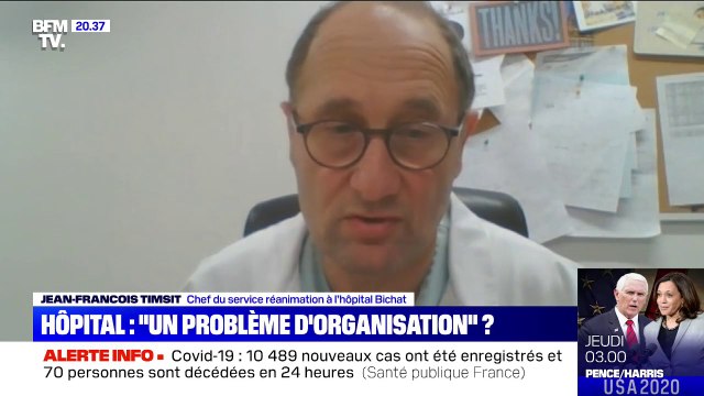 La situation est extrêmement tendue dans les hôpitaux parisiens, selon le professeur Jean-François Timsit