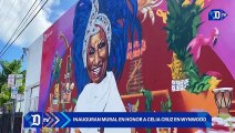 Inauguran mural en honor a Celia Cruz en Wynwood