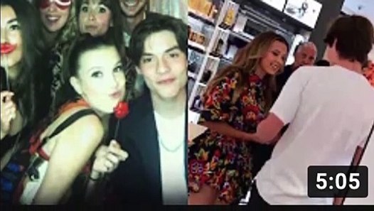 Millie Bobby Brown Confirms Dating Louis Partridge (They Kissed) - video dailymotion