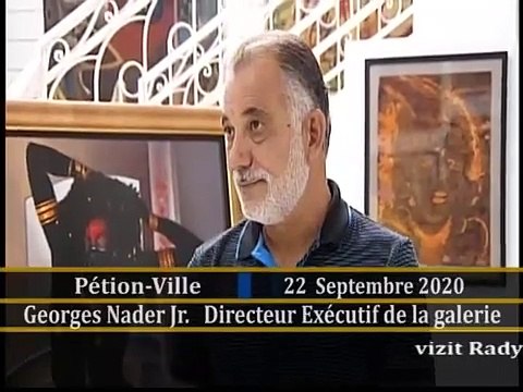 Vizit RadioTélé Ginen nan Galerie Nader nan okazyon 54 lane