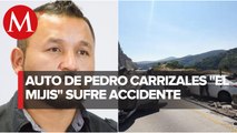 ‘El Mijis’ sufre accidente sobre la carretera México-Querétaro