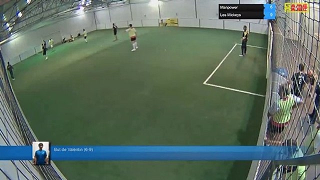 But de Valentin (6-9) - Manpower Vs Les Mickeys - 06/10/20 19:00 - LIGUE 4 - Poitiers Game Parc