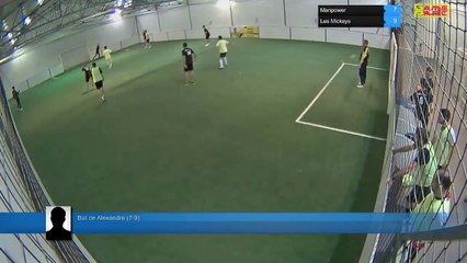 But de Alexandre (7-9) - Manpower Vs Les Mickeys - 06/10/20 19:00 - LIGUE 4 - Poitiers Game Parc