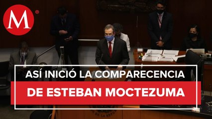 Esteban Moctezuma, titular de la SEP, comparece ante el Senado