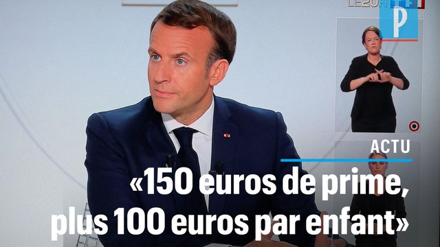 Emmanuel Macron annonce une prime pour les bénéficiaires du RSA ou des APL