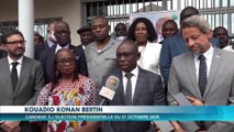 Présidentielle 2020 : Une délégation de l'Union Européenne echange avec le candidat Kouadio Konan Bertin