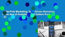 Data-First Marketing: Data-Driven Marketing in the Age of Analytics  Best Sellers Rank : #2