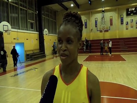 Abety Kossi après la victoire de Martigues Sport Basket contre Lattes