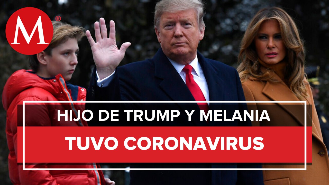 Barron Trump, hijo de Donald y Melania, tuvo covid-19