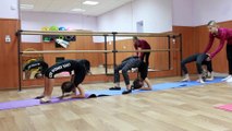 flexibility training, straight leg scorpion tutorial - Straight Leg Scorpion.