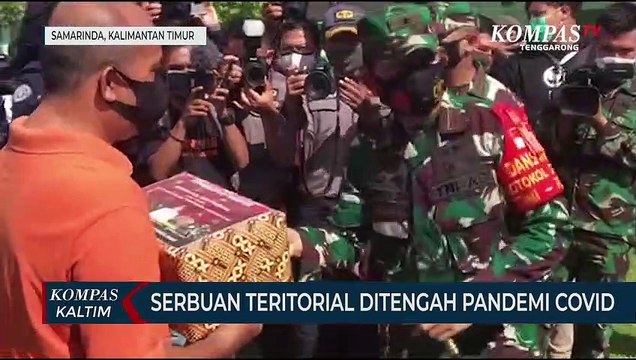 Serbuan Teritorial Kodam VI Mulawarman Ditengah Pandemi VCovid-19