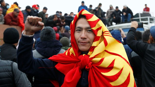 Kyrgyzstan annuls election result after violent protests, opposition claims power