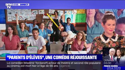 La comédie "parents d'élèves", avec Camélia Jordana et Vincent Dedienne sort ce mercredi