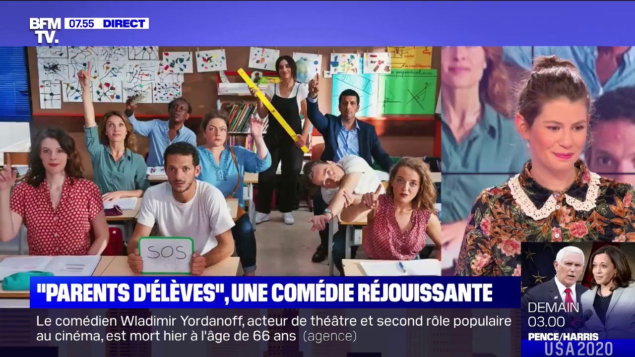 La comédie "parents d'élèves", avec Camélia Jordana et Vincent Dedienne sort ce mercredi