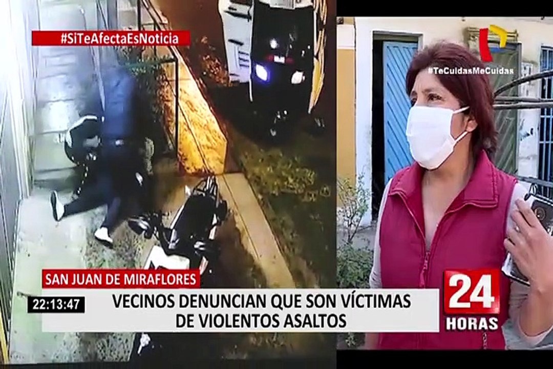 SJM: 100 de "Las Flores de Villa" fueron asaltados