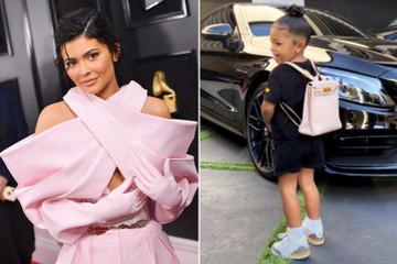 Kylie Jenner envoie sa fille Stormi avec un sac à 10000€ pour son premier jour d'école