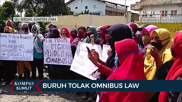 Buruh Tolak Omnibus Law Cipta Kerja