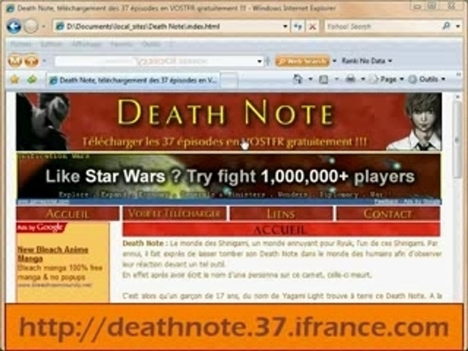 télécharger et voir death note vostfr
