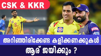 IPL 2020- CSK VS KKR, All You Need To Know About Today's Match