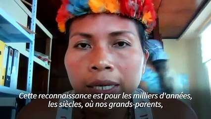Amazonie: Nemonte Nenquimo, cheffe indigène distinguée par le Time Magazine