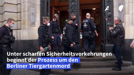 Prozess um Tiergartenmord in Berlin begonnen