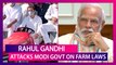Rahul Gandhi Holds Tractor Rally In Haryana; Attacks Modi Govt On Farm Laws, Anti-Poor Policies