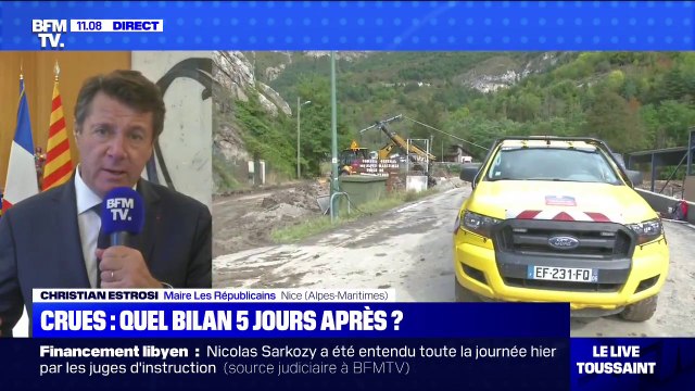 Intempéries dans les Alpes-Maritimes: Christian Estrosi annonce qu'il n'y a plus aucune commune enclavée en termes de circulation