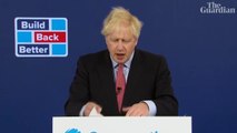 Boris Johnson pledges to transform Britain after Covid crisis