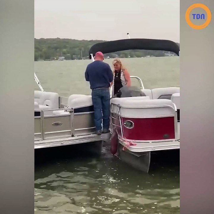 Oups, la demande de mariage "tombe à l'eau"
