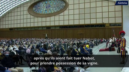 "Combien avons-nous besoin de chrétiens zelés !" affirme le pape François