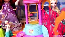 Palácio Aquático da Princesa Ariel Rapunzel Petal Float Water Palace Disney Pequena Sereia Completo