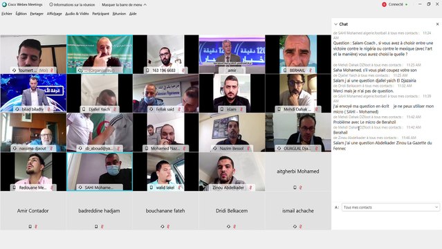 Partie 2 : Conférence de presse de Djamel Belmadi (avant Nigéria et Mexique)