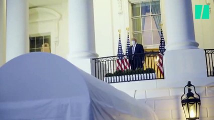 Covid-19_ Donald Trump a quitté l'hôpital pour la Maison Blanche dans une sacrée mise en scène