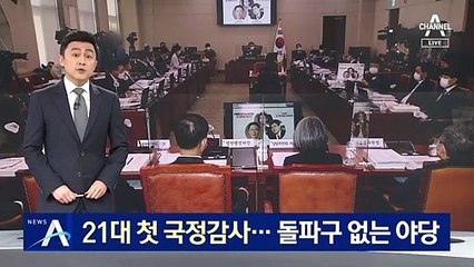 21대 첫 국정감사…증인 채택 공방부터 태도 논란까지