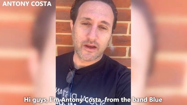Antony Costa from 00s boy band Blue supports #here4u campaign