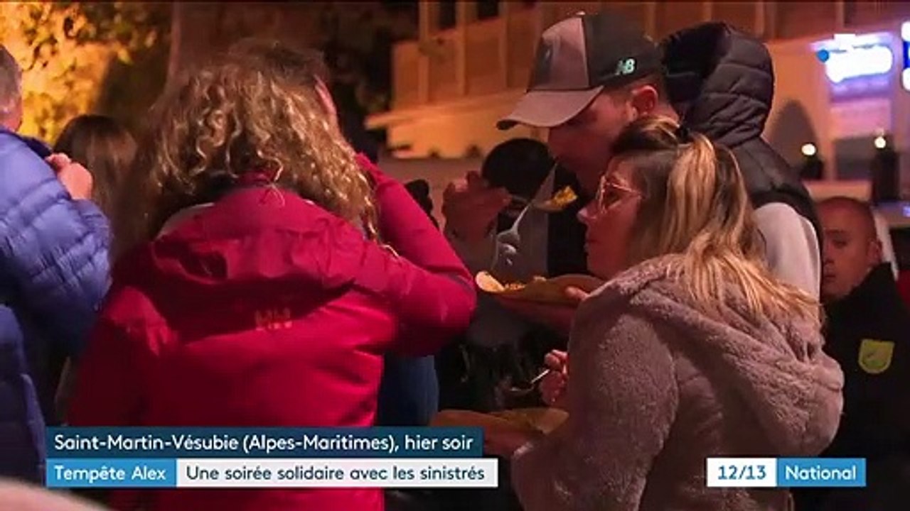 Tempête Alex : une soirée solidaire avec les sinistrés de Saint-Martin-Vésubie dans les Alpes-Maritimes