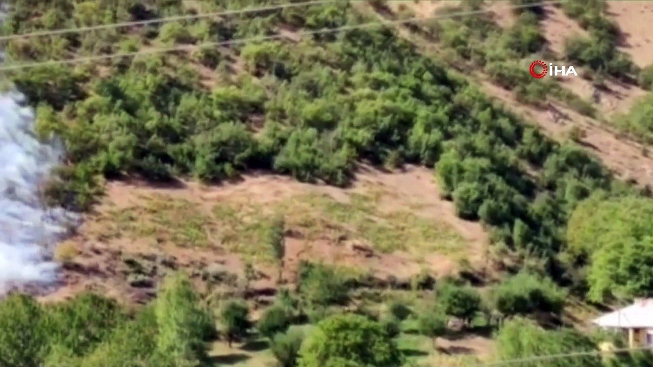 Şemdinli’de orman yangını