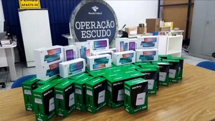 Receita Federal realiza apreensão de produtos contrabandeados do Paraguai