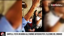 Jole Santelli, maxi festa con balli e canti senza mascherina e distanziamento: il video