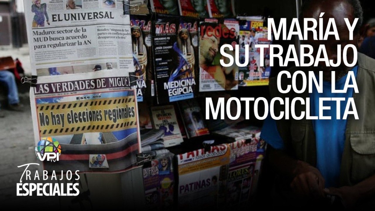 Maria y su trabajo con la motocicleta – Trujillo – Especial VPItv